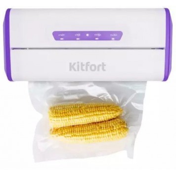 Вакууматор Kitfort КТ-1514-1 бело-фиолетовый-3