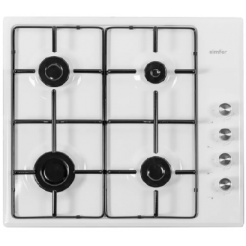 Варочная поверхность газовая Simfer H60Q40W400