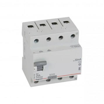 Выключатель дифференционного тока Legrand 402062 4П 25А АC RX3 30мA