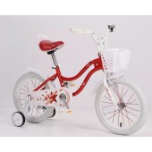 Велосипед детский Phoenix Nova Pink (Red) (с доп.колёсамирама сталь 10.5скорость 1колёса 16)