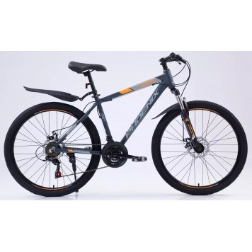 Велосипед MTB Phoenix Outback Gray (рама алюминий 17скорость 21колёса 26)-2