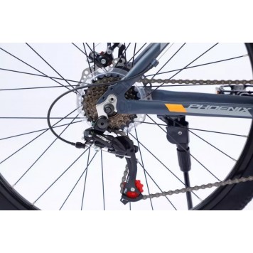 Велосипед MTB Phoenix Outback Gray (рама алюминий 17скорость 21колёса 26)-5