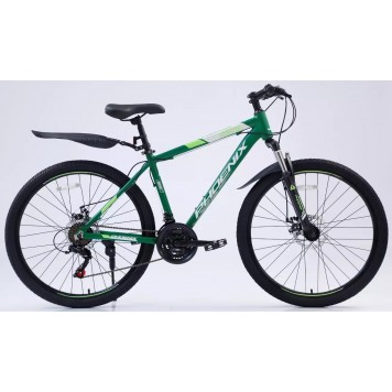 Велосипед MTB Phoenix Outback Green (рама алюминий 17скорость 21колёса 26)-2