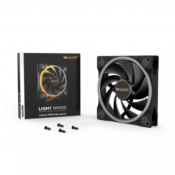Вентилятор для компьютерного корпуса Bequiet! Light Wings 140mm PWM high-speed ARGB-2