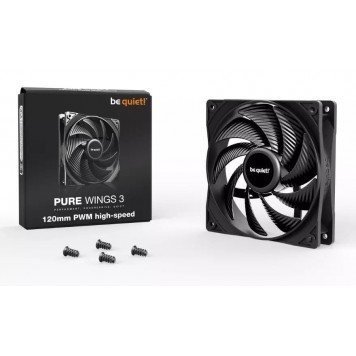 Вентилятор для компьютерного корпуса Bequiet! Pure Wings 3 120mm PWM high-speed-2