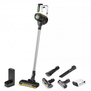 Вертикальный пылесос Karcher VC 7 Signature Line White/Black (1.198-750.0) Второй аккумулятор 5 насадок Dust Sensor HEPA