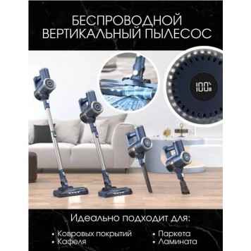 Вертикальный пылесос WADE SV-01 Blue-3