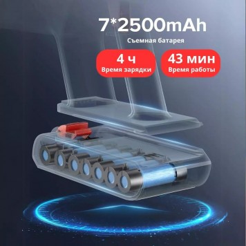 Вертикальный пылесос WADE SV-05 Red/Black-3