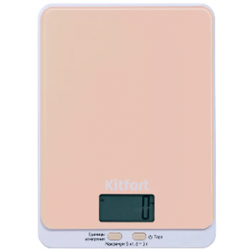 Весы кухонные Kitfort KT-803-3 бежевые-1