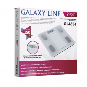 Весы многофункциональные электронные GALAXY LINE GL 4854 БЕЛЫЕ-3