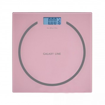 Весы напольные электронные GALAXY LINE GL 4815 РОЗОВЫЕ