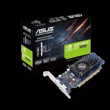 Видеокарта ASUS GeForce GT1030 2GB 64bit GDDR5  1xHDMI 1xDP HDCP GT1030-2G-BRK-2
