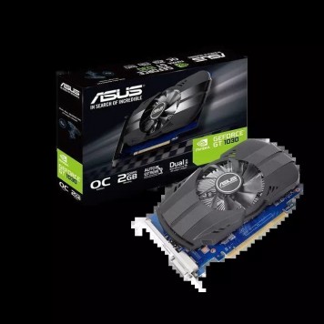 Видеокарта ASUS GeForce GT1030 Phoenix Fan OC Edition 2GB 64 bit DVIx1 HDMIx1 DDR5 PH-GT1030-O2G