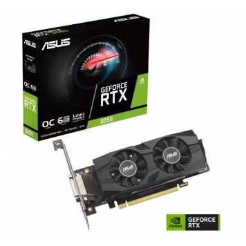 Видеокарта ASUS GeForce RTX™ 3050 LP BRK OC Edition 6GB GDDR6 96-bit DVI HDMI DP RTX3050-O6G-LP-BRK-4
