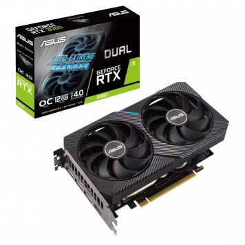 Видеокарта ASUS GeForce RTX3060 OC GDDR6 12GB 192-bit HDMI 3xDP HDCP DUAL-RTX3060-O12G-V2-2