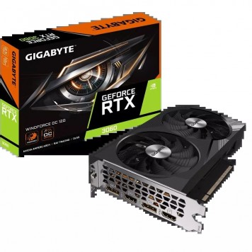 Видеокарта GIGABYTE  GeForce RTX3060 12Gb PCI-E GDDR6 GV-N3060WF2OC-12GD-1