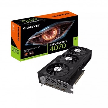 Видеокарта Gigabyte (GV-N4070WF3OCV2-12GD) RTX4070 WINDFORCE OC V2 12G-2