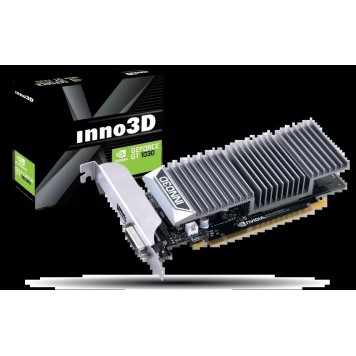Видеокарта Inno3D GeForce GT 1030 2GB GDDR5 LP 2G GDDR5 64bit DVI HDMI N1030-1SDV-E5BL-1