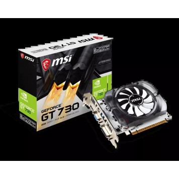 Видеокарта MSI GeForce GT 730 2GB DDR3 128bit 1xVGA 1xDVI 1xHDMI N730-2GD3V3-4