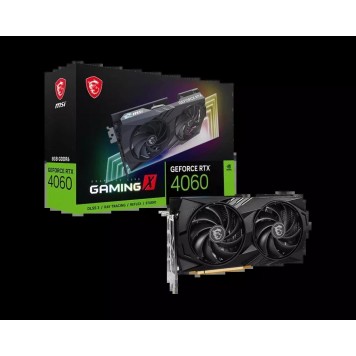 Видеокарта MSI GeForce RTX 4060 GAMING X 8G 8G GDDR6 128-bit HDMI 3xDP-4