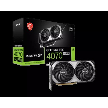Видеокарта MSI GeForce RTX 4070 SUPER 12G VENTUS 2X 12GB GDDR6X HDMI 3xDP-1