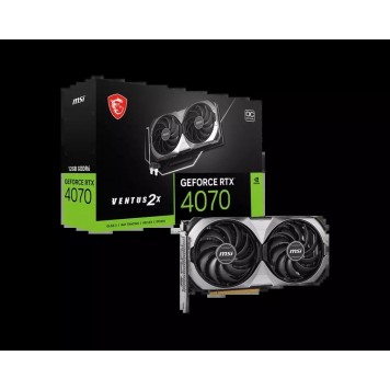 Видеокарта MSI GeForce RTX 4070 VENTUS 2X E1 12G OC 12G GDDR6X 192bit 1xHDMI 3xDP-1