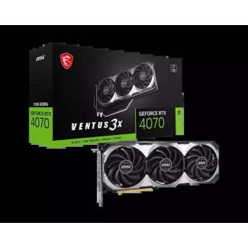 Видеокарта MSI GeForce RTX 4070 VENTUS 3X E1 12G 12G GDDR6X 1xHDMI 3xDP-1