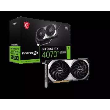 Видеокарта MSI GeForce RTX 4070Ti SUPER 16G VENTUS 2X OC 16GB/GDDR6X/256-bit/HDMI 3xDP-1