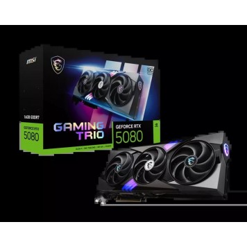 Видеокарта MSI GeForce RTX 5080 16G GAMING TRIO OC 16G GDDR7 256bit 1xHDMI 3xDP (G5080-16GTC)-1