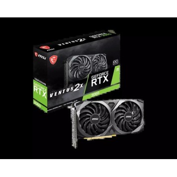 Видеокарта MSI GeForce RTX3060 VENTUS 2X OC 12G GDDR6 192-bit HDMI 3xDP RTX 3060 VENTUS 2X 12G OC-3