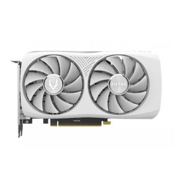 Видеокарта ZOTAC GeForce RTX 4060 8 GB Twin Edge OC White ED GDDR6/128bit/2490/17000/HDCP/Three DP/HDMI/Lite Pack