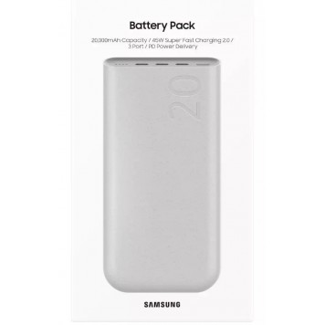 Внешний аккумулятор Samsung Battery Pack 20.0Ah Battery Pack (Type-C X 3)-6
