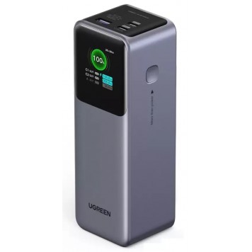 Внешний аккумулятор UGREEN 25000mAh DigitalDisplay 200W серый PB722 (35525B) Серый
