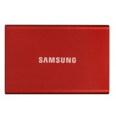 Внешний SSD  500Gb Samsung T7 USB 3.2 Gen.2 (10 Гбит/c)  AES 256 Красный MU-PC500R/WW