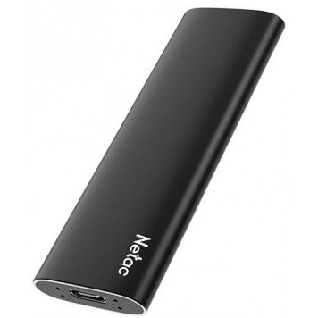 Внешний SSD диск Netac NT01ZSLIM-001T-32BK 1TB Z SLIM Чёрный-1