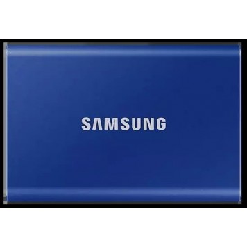 Внешний SSD Samsung T7  2000Gb USB 3.2 Gen.2 AES 256 Синий MU-PC2T0H/WW