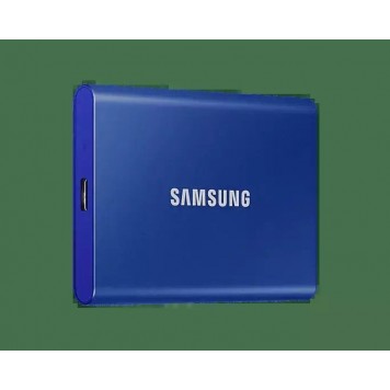 Внешний SSD Samsung T7  2000Gb USB 3.2 Gen.2 AES 256 Синий MU-PC2T0H/WW-1