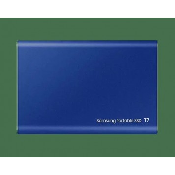 Внешний SSD Samsung T7  2000Gb USB 3.2 Gen.2 AES 256 Синий MU-PC2T0H/WW-3