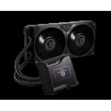 Водяное охлаждение для CPU MSI MEG CORELIQUID S280. Socket Intel/AMD 4pin Fan 2x120см