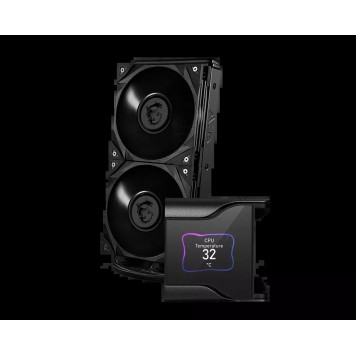 Водяное охлаждение для CPU MSI MEG CORELIQUID S280. Socket Intel/AMD 4pin Fan 2x120см-3