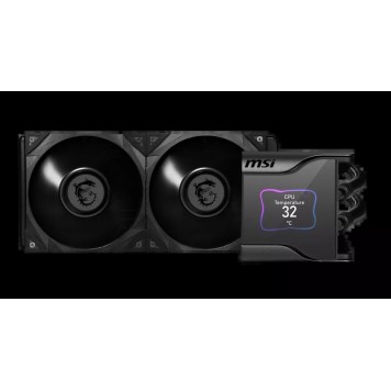 Водяное охлаждение для CPU MSI MEG CORELIQUID S280. Socket Intel/AMD 4pin Fan 2x120см-4