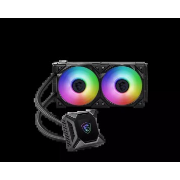 Водяное охлаждение для CPU MSI MPG CORELIQUID K240 V2. Socket Intel/AMD 4pin Fan 2x120см ARGB-1