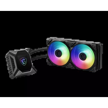 Водяное охлаждение для CPU MSI MPG CORELIQUID K240 V2. Socket Intel/AMD 4pin Fan 2x120см ARGB-2