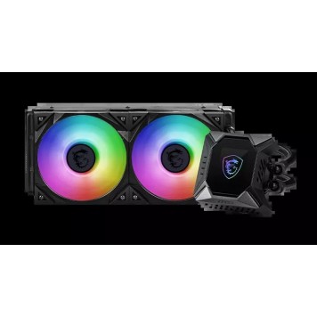 Водяное охлаждение для CPU MSI MPG CORELIQUID K240 V2. Socket Intel/AMD 4pin Fan 2x120см ARGB-4