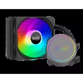 Водяное охлаждение для CPU PCCooler GI-CL120 PRO RGB Black