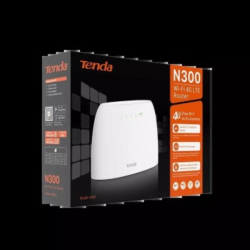 Wi-Fi Маршрутизатор Tenda 4G LTE 4G03 N300 Wi-Fi Белый-3