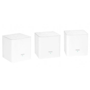 Wi-Fi Маршрутизатор Tenda Home Mesh MW3 (3-pack) AC1200 Dual-band Wi-Fi 5 Белый