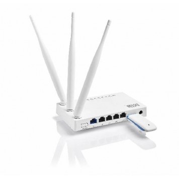 Wi-Fi роутер Netis MW5230, 802.11n, 300 Мбит/с, 4 x10/100 LAN, 3G/4G-2