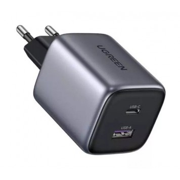 Зарядное устройство UGREEN 1xUSB-C 1хUSB 35W QC3.0 Gan X CD350 (15539)-1
