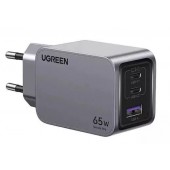 Зарядное устройство UGREEN 2xUSB-C 1хUSB 65W QC4 /PD3.0 Nexode Pro GaNInfinity X755 (25871)